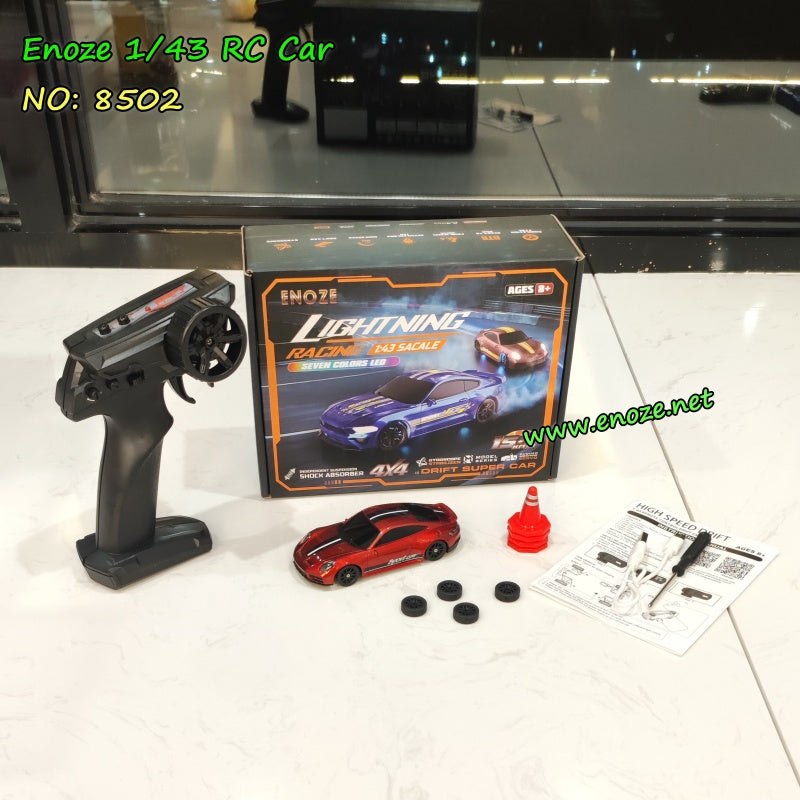 enoze rc drift car 8502 1/43 scale