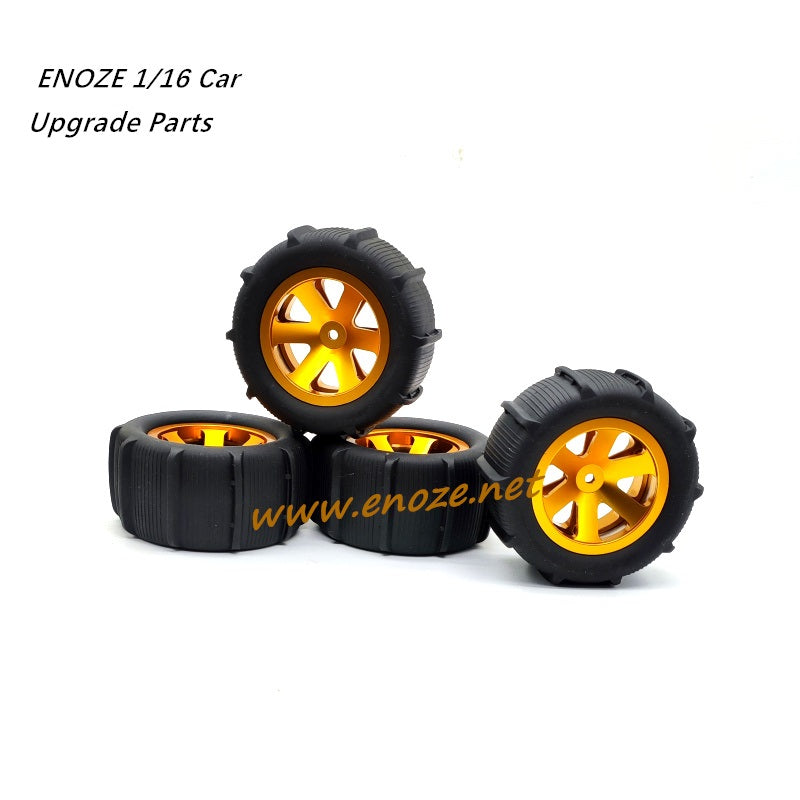 Enoze 9503E RC Car Upgrade Metal Beach Tire Assembly