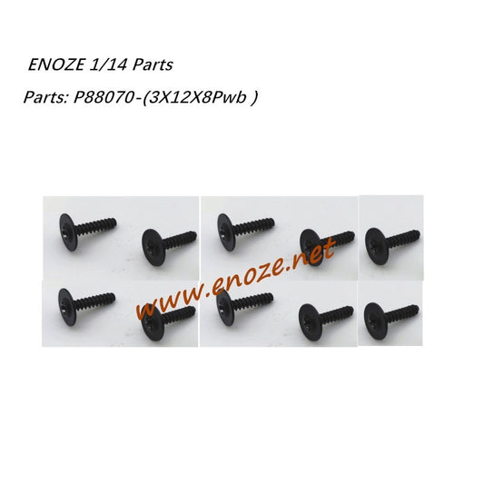 Enoze 9000E 9002E 9003E 9004E RC Car Parts P88070 3X12X8 Screw