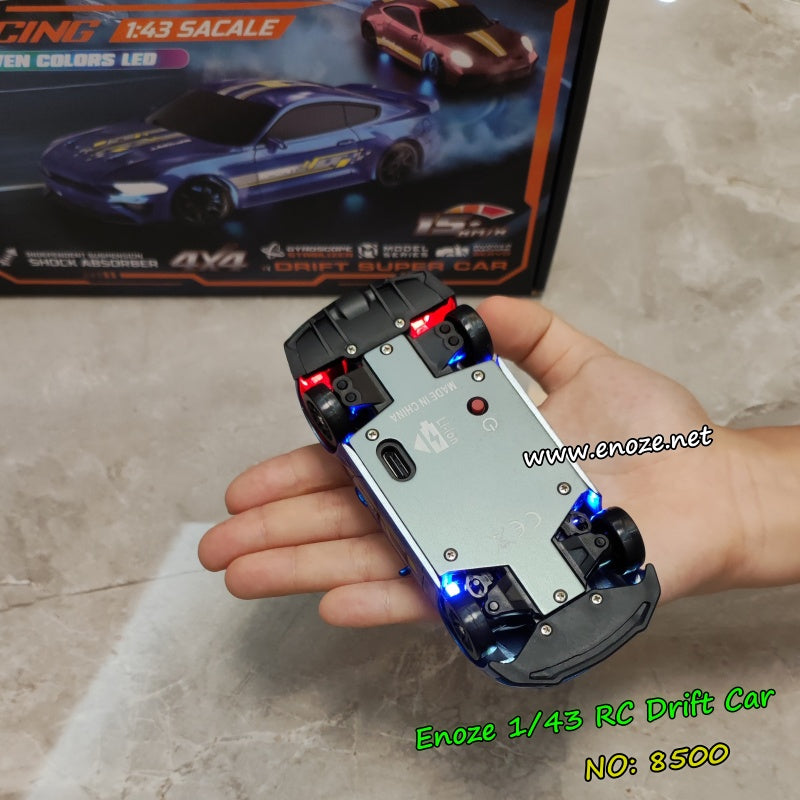 Enoze RC Drift Car 8500 1/43 Mini Raing-With Gyro, Suitable For Kids And Adults